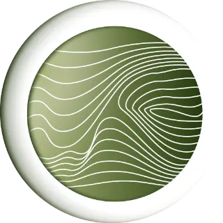 icon-ihrhautarzt-logo Logo mit stilisierten weißen Linien auf grünem Kreis, symbolisch für Ästhetik und Dermatologie im Laserzentrum